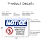 Signmission Positively No Admittance Except On Business OSHA Notice Sign, Aluminum, 18in W x 12in L, 2PK OS-2PACK-NS-A-1218-L-16392 - alternate 2